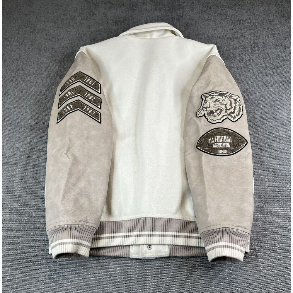 *NWT* Abercrombie & Fitch Echo Park Football Varsity Bomber Letterman Jacket (S) - Picture 3 of 16